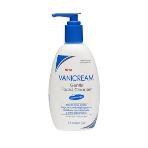 Vanicream Gentle Facial Cleanser, 8 Fl Oz (Pack of 2)