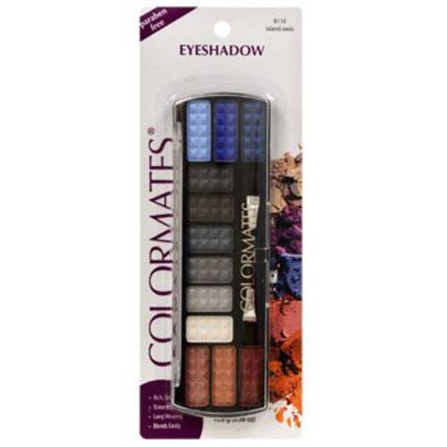 Colormates Island Oasis 12-Color Eyeshadow Palettes with Applicators