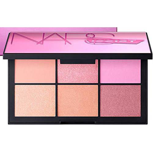 NARS NARSissist Unfiltered II Limited Edition Blush Palette for Cheeks - UK Version - .12 ounces x 6 Includes Hot Sand, Conquest, Undefeated, Power Play, Candid and Fame