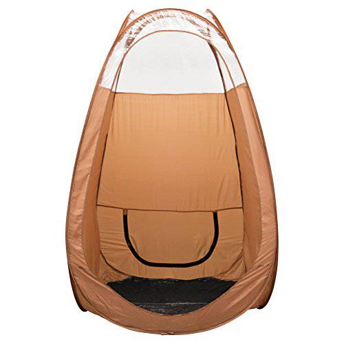 Tanning Booth Pop Up Tent - Airbrush Spray Tan Mobile Portable Sunless Beige