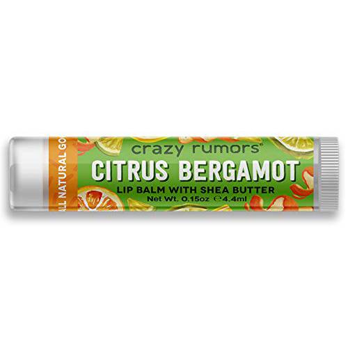 Crazy Rumors Au Naturale Unflavored Lip Balm. 100% Natural, Vegan, Plant-Based, Made in USA.