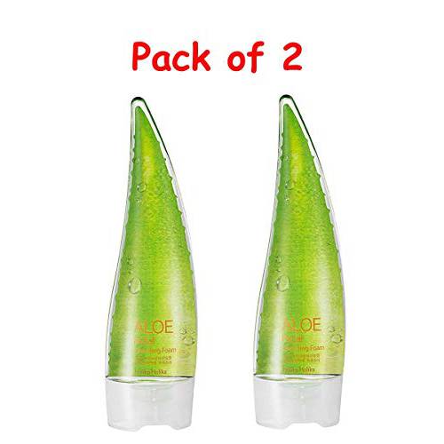 Holika Holika Aloe Facial Cleansing Foam 150ml (2 Pack)