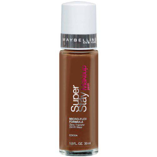 Maybelline New York Super Stay 24hr Makeup, Cocoa, 1 Fluid Ounce - One Bottle