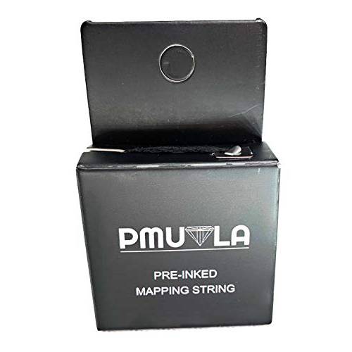 BRAWNA PMU Supplies - Pre - Inked Mapping String for Eyebrow Microblading & Microshading - Premium Microblading string - Eyebrow Measuring Tool - Inked Thread