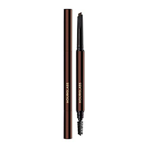 Hourglass Arch Brow Sculpting Pencil. Warm Brunette Shade Mechanical Eyebrow Pencil for Shaping and Filling.Cruelty-Free and Vegan