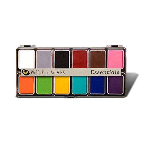 Wolfe FX Hydrocolor 12 color Palatte - Face Paint Kit Essentials