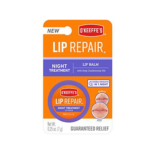 O’Keeffe’s Lip Repair Night Treatment Lip Balm .25oz Jar