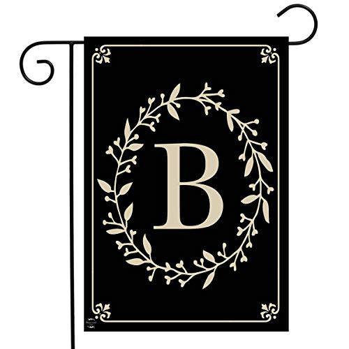 Briarwood Lane Classic Monogram Letter B Garden Flag Everyday 12.5 x 18