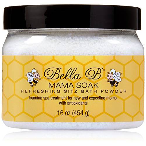 BELLA B Mama Soak 16 oz - Sitz Bath Soak For Postpartum Care - After Birth Care Made with Natural Ingredients - Helps to Heal and Reduce Swelling