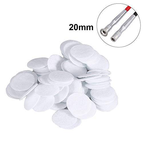 100pcs New Cotton Filter Round Filtering Pads For Blackhead Removal Beauty Machine(20mm)