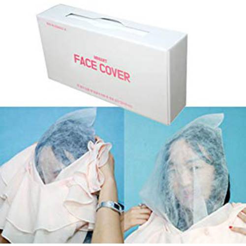 Makeup Protector Disposable Clothing Garment Cover Sheet Cosmetic Stain Guard Hair Hood Changing Room Supply (B) 100pcs)