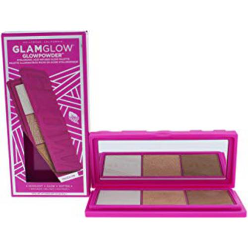 Glamglow Glowpowder Hyaluronic Acid Infused Glow Palette By Glamglow for Women - 0.5 Oz Highlighter, 0.5 Oz