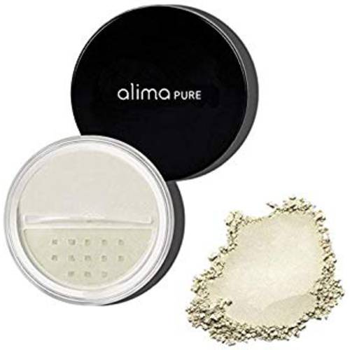 Alima Pure Color Balancing Primer Powder - Pore Primer to reduce Discoloration & Redness (0.16 oz/ 4.5 g) | Pistachio