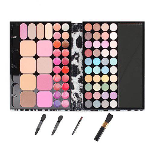FantasyDay Makeup Gift Set All In One Makeup Palette Cosmetic Contouring Kit 74 Colors Eyeshadow Palette with Lip Gloss, Face Powder, Blush, Concealer and Mirror - Ideal Holiday Gift Set