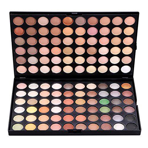 FantasyDay Pro 120 Colors Shimmer and Matte Eyeshadow Palette Glittering Eye Shadow Makeup Palette Eyes Cosmetic Contouring Kit 4 - Ideal for Professional and Daily Use
