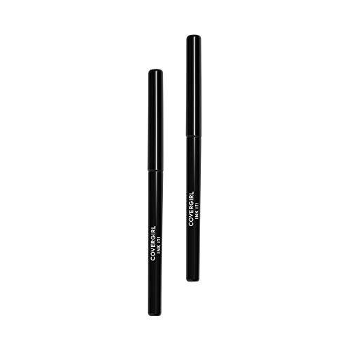 COVERGIRL Ink It By Perfect Point Plus Waterproof Eyeliner, Black, 2 Count