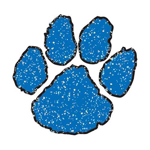 Anderson’s Blue Glitter Paw Temporary Tattoos, 100 Pack Spirit Stickers
