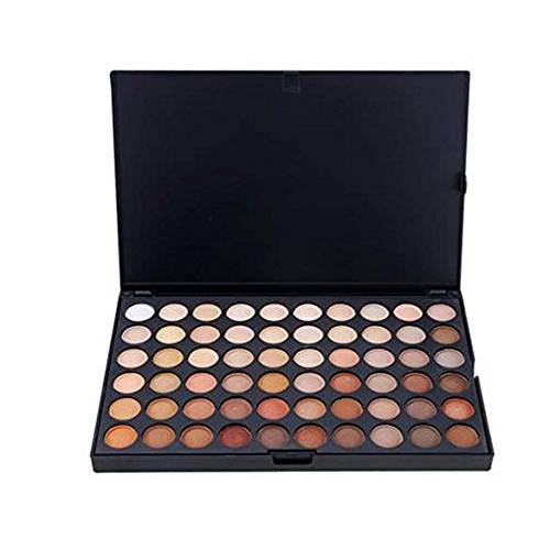 Pure Vie Professional Hightlight Eyeshadow Palette Makeup Contouring Kit - 120 Colors Highly Pigmented Warm Matte Shimmer Natural Cosmetic Eye Shadows Pallet 4