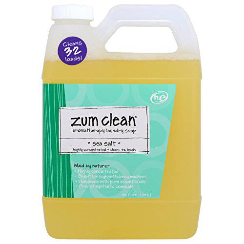 Indigo Wild Zum Clean Laundry Soap, Sea Salt, 32 Fluid Ounce