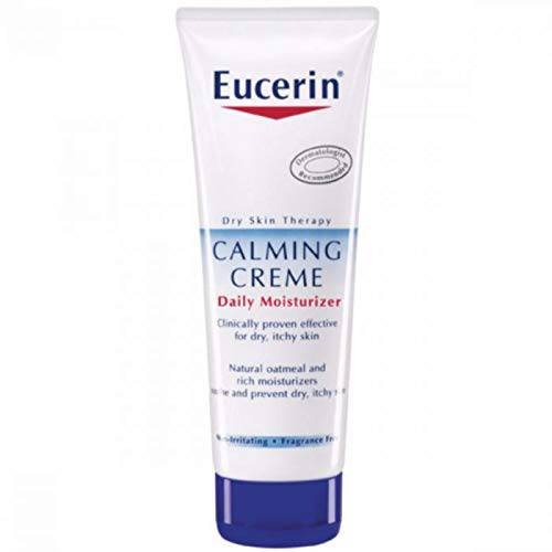 Eucerin Plus Intensive Repair Lotion, Calming Cream, 8 oz, White