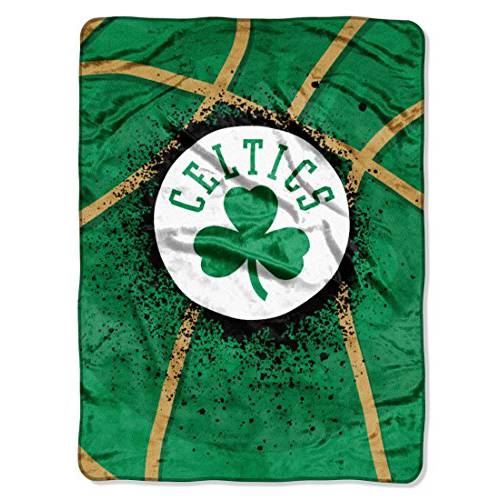 Northwest NBA Boston Celtics Unisex-Adult Raschel Throw Blanket, 60 x 80, Shadow Play