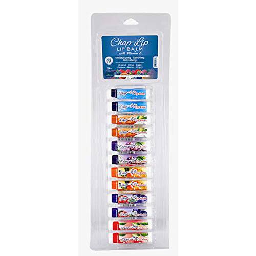 Chap-Lip Lip Balm Assorted Flavors 24 Pack Display (1 Pack)