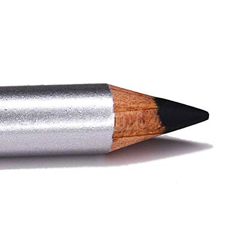 Pure Zivaª Charcoal Dark Matte Grey Gray Sexy Smoke Wooden Eyeliner Pencil, HD Professional Eye Liner Smudge Proof Highly Pigmented No Animal Testing & Cruelty Free