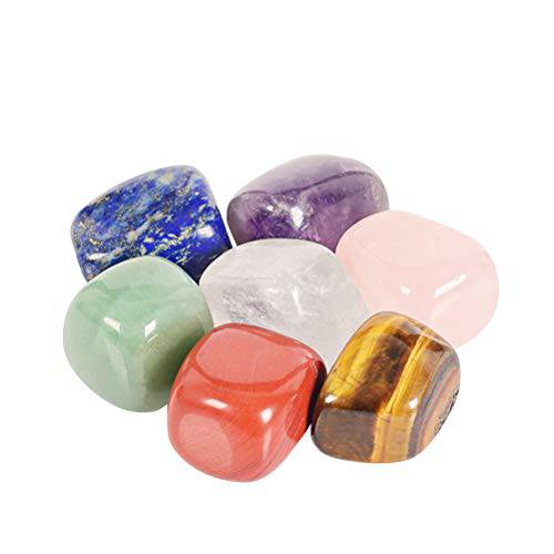 1Set Irregular Crystals Colorful Gemstone and Worry Stones for Grounding Balancing Soothing Meditation 10-20mm