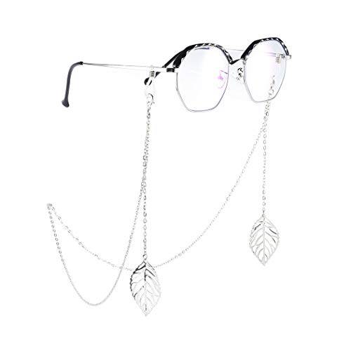 YienDoo Boho Women Eyeglass Chains Eyeglass Accessories Leaf Pendant Eyewear Retainer Strap Holder