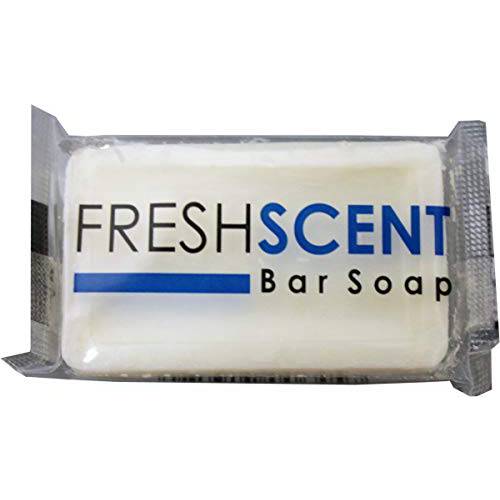 Freshscent 0.5 oz Bar Soap (100 Pack) Hotel Travel Size, Individually Wrapped, Vegetable Based, Bulk Amenities and Toiletries for Hospitality