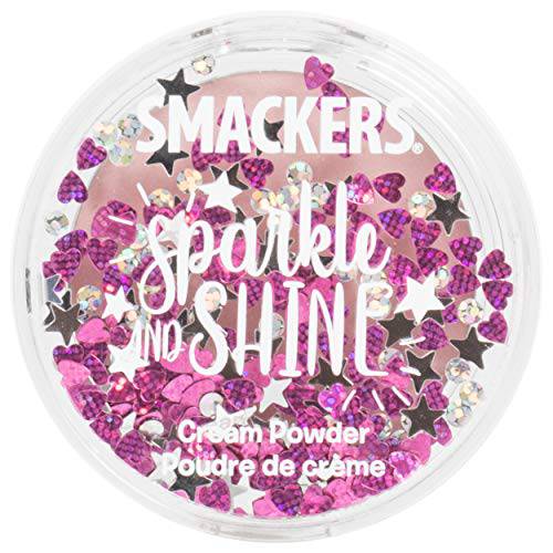 Lip Smacker Sparkle & Shine Cream Powder, Gold Sparkle, 0.14 Ounce, Highlighter, Blush, Eyeshadow