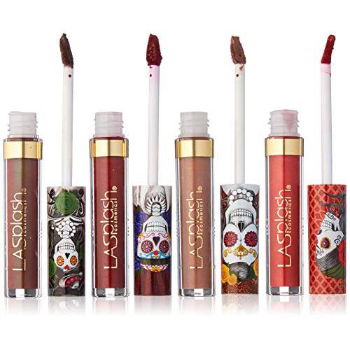 LA Splash Waterproof Liquid Matte Lipstick Day of The Dead Collection, Multicolors