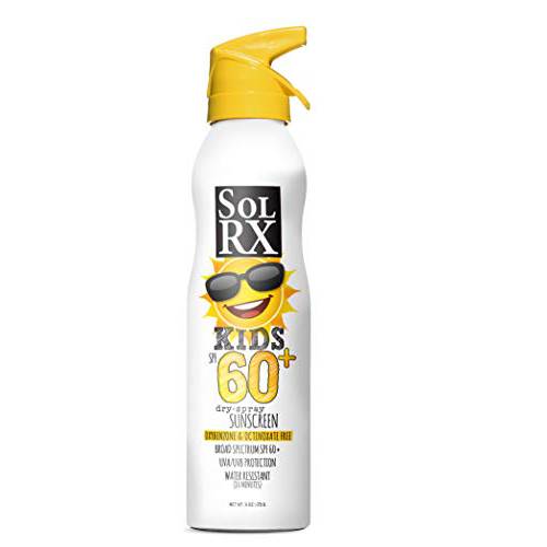 SolRX KID’s SPORT SPRAY SPF 60+ Sunscreen - Continuous Spray - 6oz.