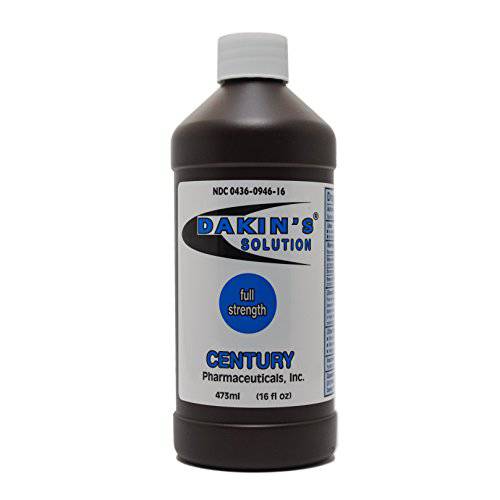 Dakin’s Solution Full Strength Wound Cleanser 16 oz. Twist Cap Bottle