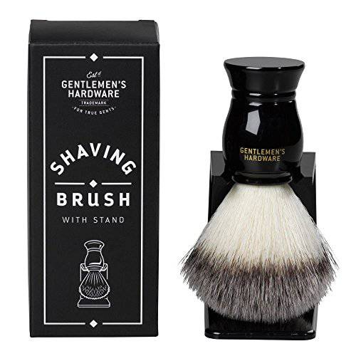 Gentlemen’s Hardware Apothecary Synthetic Shaving Brush with Stand
