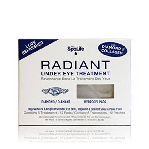 SpaLife Anti-Aging Under Eye Treatments - 6 Treatments (Diamond W/Collagen)