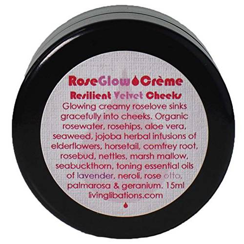 Living Libations - Organic / Wildcrafted Rose Glow Face Creme (50 ml)