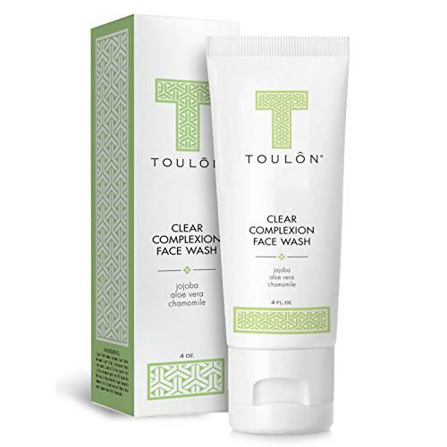 TOULON Aloe Vera Face Wash - Anti Aging Face Cleanser for Oily Skin & Acne-Free Clear Complexion. Antioxidant Facial Cleanser For Women and Men