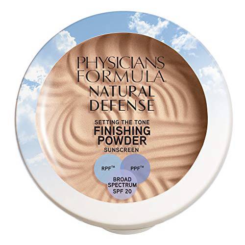 Physicians Formula Natural Defense Setting Powder, Face & Finishing Powder, SPF 20 Fair | Dermatologist Tested, Clinicially Tested