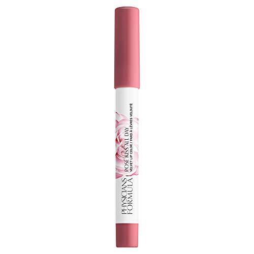 Physicians Formula Rosé Kiss All Day Velvet Lipstick Lip Color Makeup, Red First Kiss | Dermatologist Tested, Clinicially Tested