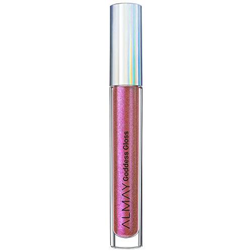 Lip Gloss by Almay, Non-Sticky Lip Makeup, Holographic Glitter Finish, Hypoallergenic, 700 Flame, 0.9 Oz