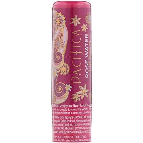 Pacifica Rose Water Lip Balm, 0.15 Ounce