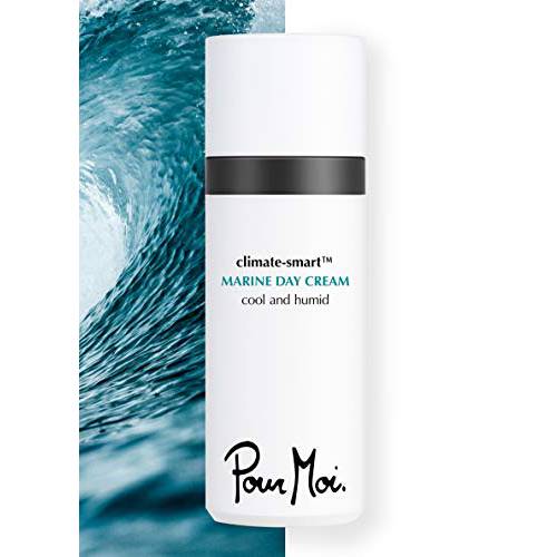 Pour Moi Marine Day Cream | Climate-Smart® Cutting-edge Deluxe Anti-aging Face Cream Formulated to Geo-moisturize in the Skin-sabotaging Natural-light-deprived Rainy Season For Clearer, Smoother, Youthful Skin