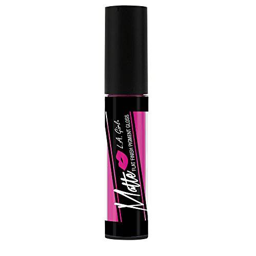 L.A. Girl Matte Flat Finish Pigment Gloss, Tulle, 0.17 Ounce