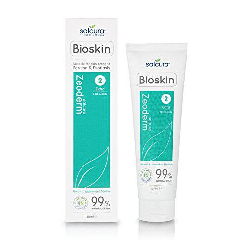Salcura Natural Skin Therapy, Bioskin Zeoderm Skin Repair Moisturiser, Including Natural Ingredients Relieves Itchiness & Soothes Irritation, Ideal for Severely Dry & Dehydrated Skin 50ml
