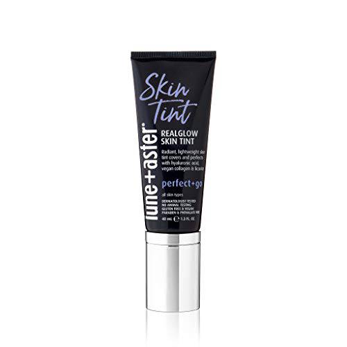 Lune+Aster RealGlow® Skin Tint - This light-diffusing Skin Tint covers and perfects with ultra-lightweight, customizable sheer to medium coverage for a naturally radiant look - Sand