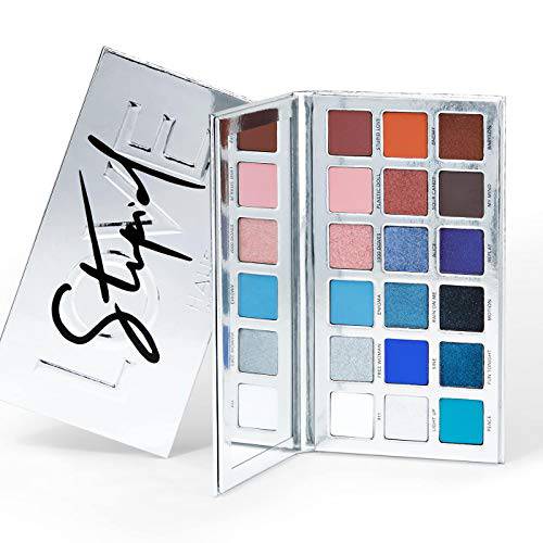HAUS LABORATORIES By Lady Gaga: STUPID LOVE EYESHADOW PALETTE, Limited Edition 18-Shade Palette | Eye Makeup with Pigmented Matte, Metallic, Sparkle, & Multi-Reflective Finishes, Vegan & Cruelty-Free