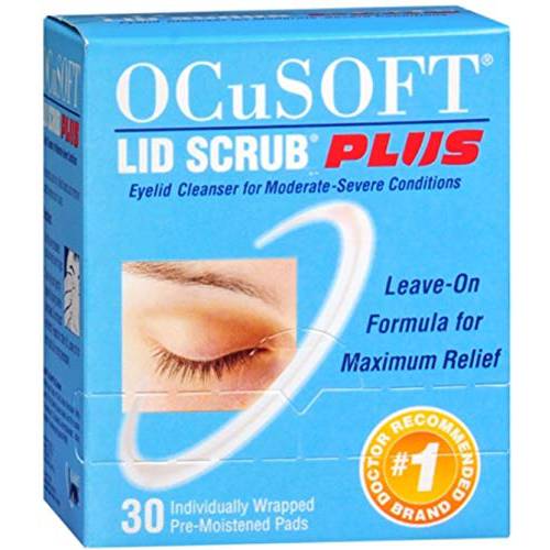 OCuSOFT Plus Eyelid Cleanser Pads 30 Each (Pack of 4)