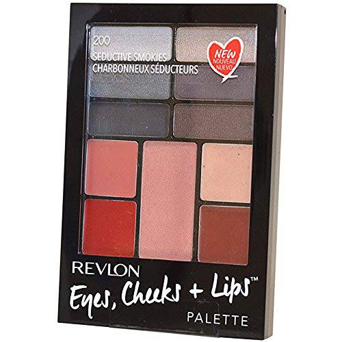 Revlon Eyes Cheeks & Lips Palette, 200 Seductive Smokies, ( Pack of 2)