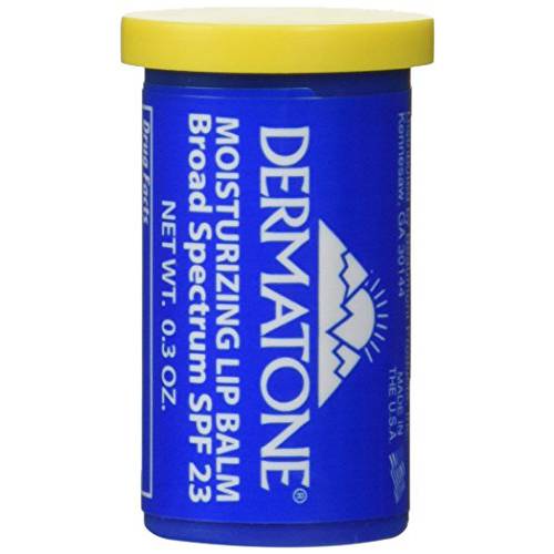 Dermatone Lip Balm SPF 30 | Moisturizing | Formulated to Soothe & Replenish Chapped and Cracked Lips (Coconut Lip Balm, 0.15 Oz Pack of 2)